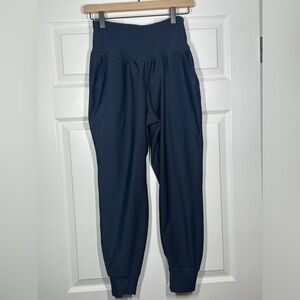 Old Navy Active Powersoft High Rise Jogger Navy Color Size S